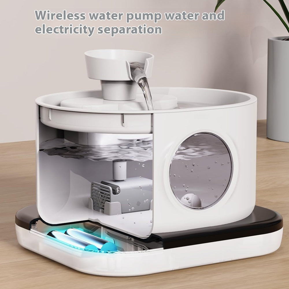 Wireless 28L Intelligent Induction Filter Cat Water Fountain